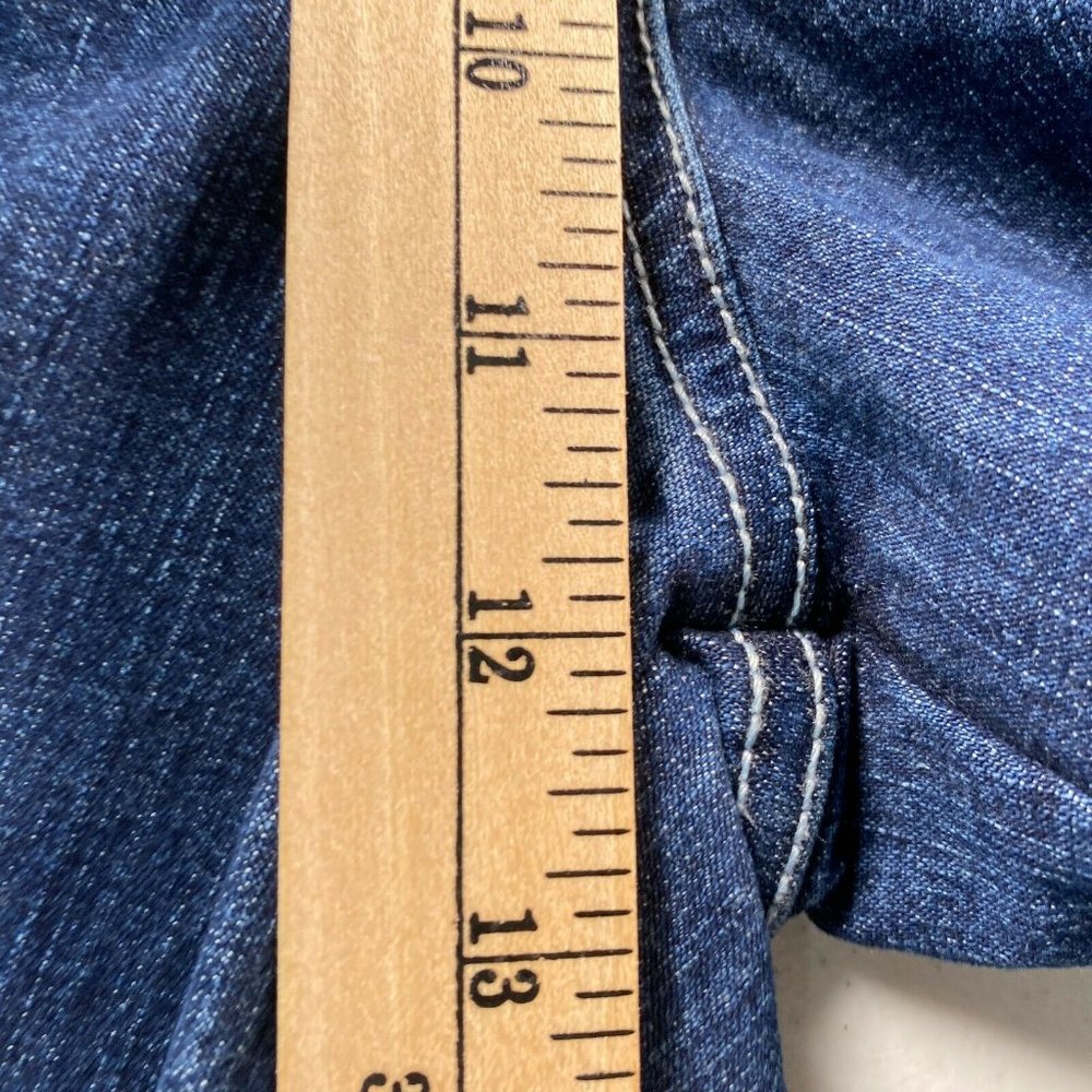 New Mark Zunino Jeans 14 QVC Stretch Denim Wide - Picture 7 of 8